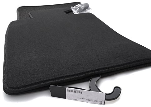 kh Teile Fußmatten für Mini Coupe R58 und Roadster R59 Premium Velours Automatten in Original Qualität Set, 2-teilig Schwarz