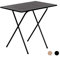 Harbour Housewares 80cm Wooden Folding Computer Desk - Black Frame, Black Top - Laptop Notebook Table PC for Writing Study Office Bedroom & Gaming