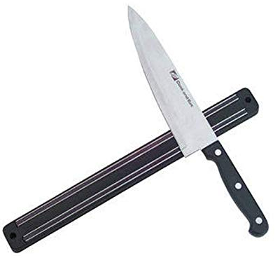 AQS International 13 Magnetic Wall Kitchen Knife Holder Utensil Rack Also For Garage Tools New.