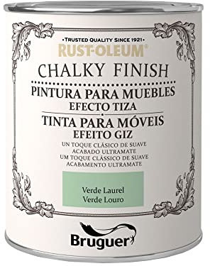 Rust-Oleum Bruguer Chalky Finish pintura para muebles Verde Laurel 125ml