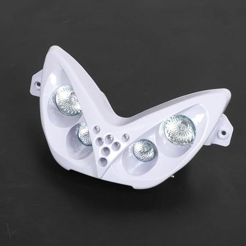 Ottica anteriore TNT per Scooter Yamaha 50 Aerox Bianco e LED Blu Nuovo