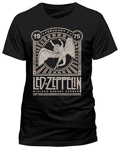 Led Zeppelin Madison Square Gardens Rock Official Tee T-Shirt Mens Unisex