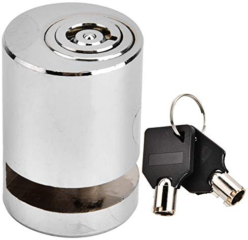 -Duty Stainless Steel Brake Disc Lock for Motorcycles & Bikes – -Theft Wheel Security with Cutter Ergonomic Grip
