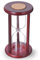 Sanduhr leer Sanduhr Holzrahmen ohne Sand