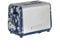 Laura Ashley Elveden Navy Stainless Steel Toaster 2 Slice By VQ - Multi Functional 2 Slice Toasters Wide Slots with 7 Variable Browning Control, Defrost & Reheat Mode - Bread Toaster with Warming Rack