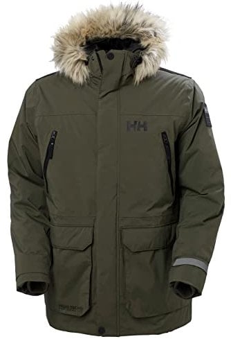 Helly Hansen Hommes Parka transparente, Vert, XL