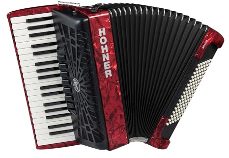 HOHNER BRAVO III 96 ROJO A16732 SILENTKEY