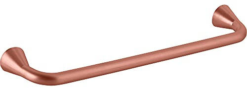 Gedotec Tirador para muebles de diseño de cobre cepillado, 160 mm, tirador de puerta de metal | Bella | Moderno tirador de cajón para la cocina, armarios, cómodas | 1 pieza