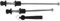 Germerse Bike Quick Release Skewer, Aluminum Alloy Wheel Locking Security Quick Release Anti Theft Skewer Set for Mountain Bike And Road Bike