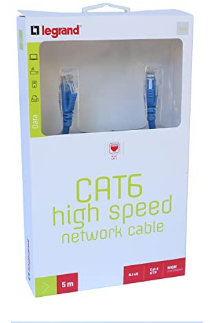 Legrand - Patch cord categoria 6 U/UTP PVC 5 m