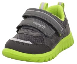 Superfit SPORT7 Mini Lauflernschuh, GRAU/GRÜN 2000, 21 EU Schmal
