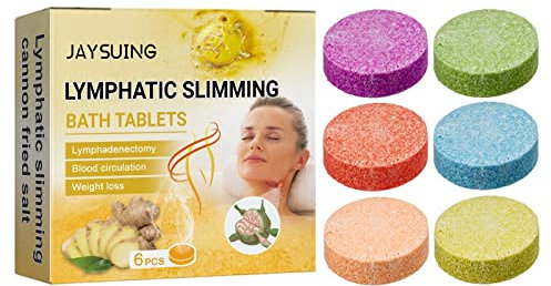 Fulenyi 6 bombes bain parfumées d'aromathérapie, bain pieds amincissant avec huiles essentielles, vapeur pour restaurer le corps