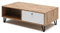 Vicco Table Basse Nizza, Chêne Artisan/Blanc, 110 x 60 cm