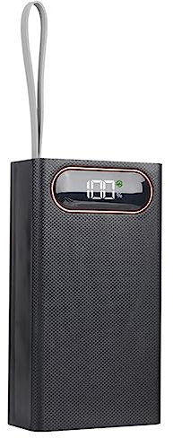 DAGIJIRD Plastic Power Bank Soldering Free DIY Box Quick Charging Battery Storage Box Case for 12x18650 Lithium Battery