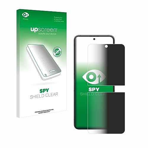 upscreen Blickschutzfolie für Samsung Galaxy Z Flip 5 | Anti-Spy Displayschutz Made in Germany Privacy Screen Protector Sichtschutz Blaulichtfilter Klare Folie