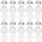 GOMAKERER 30 Sets Leere Broschen, 304 Blanko-Cabochon-Brosche-Basisfassungen Aus Edelstahl, Flache, Runde Broschennadel-Tabletts Mit Glas-Cabochons Für Die Herstellung von Hochzeitsschmuck