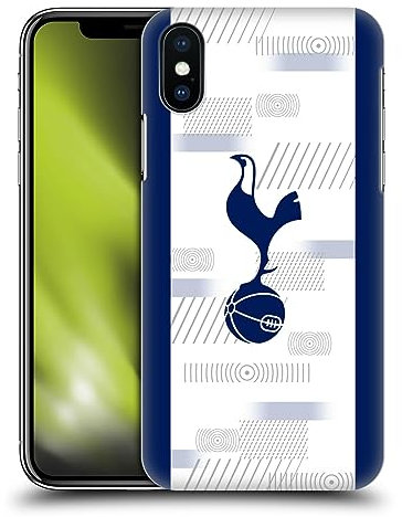Head Case Designs Officially Licensed Tottenham Hotspur F.C. White 2023/24 Badge Hard Back Case Compatible With Apple iPhone X/iPhone XS