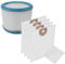 SPARES2GO Cartridge Filter + 4 x Cloth Bags compatible with Nilfisk Alto Aero Wet & Dry Vacuum Cleaner
