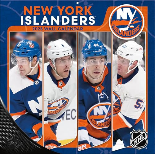 Turner Sports 25998011948 New York Islanders 2025 Team-Wandkalender 30,5 x 30,5 cm