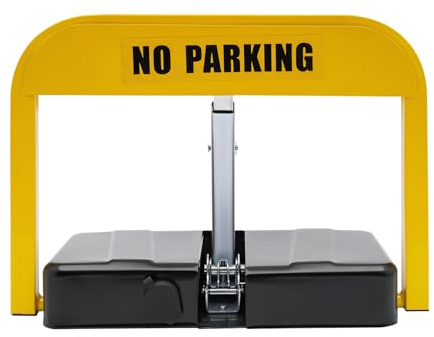 Automatische Parksperre, Intelligente Auto-Parksperre Alarmfunktionen, Parkplatzsperre, mit 2*Fernbedienung, für die Installation in Parkplätzen in Wohngebieten