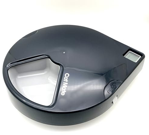 Cat Mate C500 - Alimentatore Automatico per Animali Domestici con 5 Ciotole, con Timer, per Gatti e Cani di Piccola Taglia, Cibo Umido o Secco, Include 2 Confezioni di Ghiaccio, 5 pasti Fino a 330 g