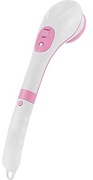Electric Shower Brush, 4 in 1 USB Rechargeable Electric Body Brush Set, Waterproof Facial & Body Cleansing Brush Kit for Face & Body