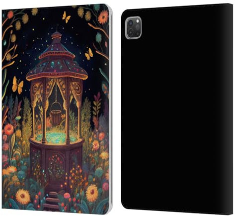Head Case Designs Offizielle JK Stewart Ich Wünsche Alles Gute Wichtige Kunst Leder Brieftaschen Handyhülle Hülle Huelle kompatibel mit Apple iPad Pro 11 2020/2021 / 2022