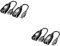 jojofuny 2pcs Usb Ethernet Adapter Network Extender Fast Transmission Cable for Home Office School