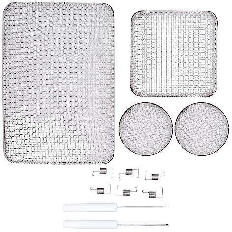 HOOLEEY RV Stainless Steel Vent Cover Gogga Shielding Screens Optimal Airflow for RV Furnace Refrigerator Vents
