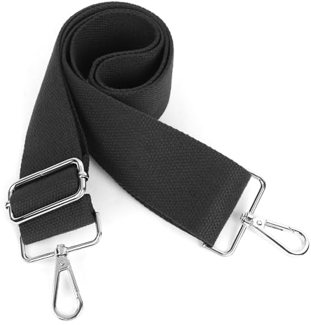 Moorle Breite Umhängetaschen Strap, 5cm Schwarz Breit Taschengurt Schultergurt, Schultergurt für Taschen Verstellbarer, Taschen Trageriemen Taschenriemen Handtaschen Gurt