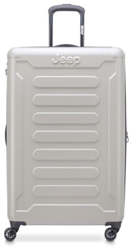 DELSEY PARIS – Hartschalenkoffer 68 cm x 43 cm x 28 cm – 67 l – L, Grau, XXL, Spinner, TSA-Codeschloss, Schwenkbare Doppelräder
