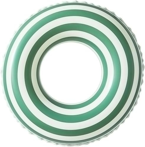 Anneau de Natation Gonflable Adulte, Anneau de Natation Bouée, Décoration pour Fête de Piscine Plage Partie Jeux Vacances (Vert)