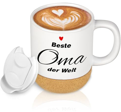 Belillpipi Taza para abuela, regalo para abuela, día de la madre o Navidad – Taza de café, porcelana, color blanco