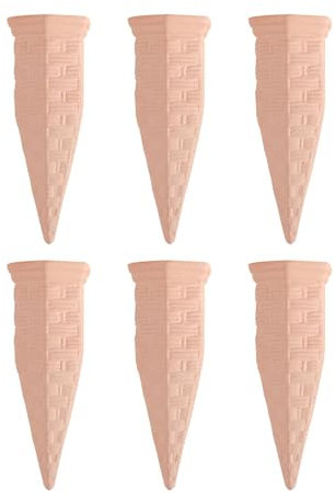 Riego automático de plantas y accesorios para plantas, juego de 6 conos de cerámica para riego, riego para plantas, estacas de liberación lenta, regaderas, regadera, regadera, riego