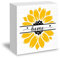 Positive Summer Decor, Summer Decorations for Home Office Desk Shelf Cubicle Decor, Sunflower Decor, Sunflower Decorations, Home Sign New House Gift New Home Ideas 7 X 7 Inch