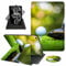 ACWDMKH for iPad 9th Generation Case,for iPad Case 8th/7th Generation (2021/2020/2019),360 Degree Rotating Swivel Leather Flip Folio with Auto Wake/Sleep Case for iPad10.2,Golf Club