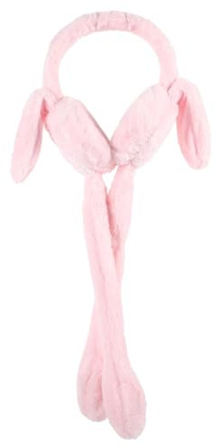 Cache-oreilles airbag en peluche mignon,Cache-oreilles en peluche amovibles mignons,Cache-oreilles Push Up oreilles de lapin sport détachable tricoté fausse fourrure en peluche cache-oreilles mode
