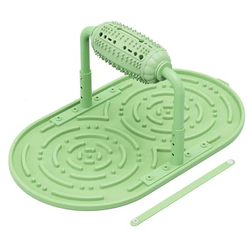 Hund Futternapf Silikon Hund Feeder Slow Feeder Spielzeug Katzenfutter Schüssel Roller Hund Feeder Spielzeug mit Slow Feed Silikon Design Interaktive Katzenfutter Schüssel Roller für Kleine bis