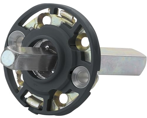 Hoppe Montagemodul rund für Hoppe Türgriffe, Vierkant 10/72 mm, Stahl schwarz