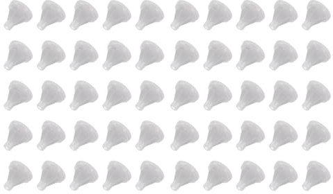 Laroal Ugelli di Ricambio in Silicone, 50 Pezzi, per soffioni Doccia in Acciaio Inox, Adatti a Fori da 4 mm