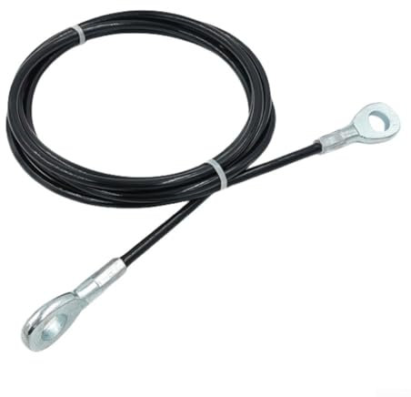 Gdfnmogo Cavo di ricambio per palestra, regolabile, per fitness, in acciaio, per macchine con cavi, attrezzatura da palestra, sistema di sollevamento pesi (2,5 m)