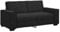 vidaXL 2-Sitzer-Sofa Schwarz 140 cm Samt