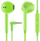 LUDOS ZENITH Auricolari In-Ear Cuffie, Cuffiette con Filo e Microfono, 2 Anni di Garanzia, Cuffie Isolamento Acustico, Cuffiette Cellulare, Jack 3,5 mm per iPhone, Apple, Samsung, Huawei - Verde
