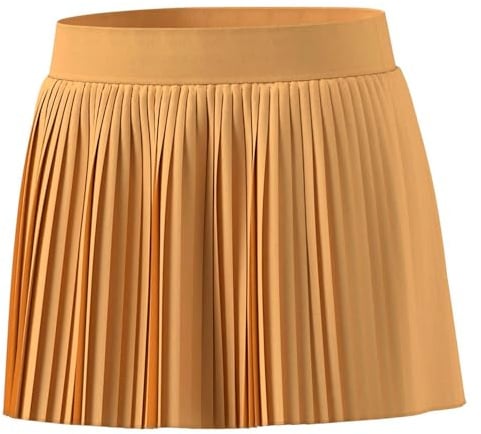 adidas Women's Club Pleated Climacool Tennis Skirt, Ice Tangerine, S