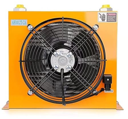 Radiatore aria idraulico AH1012T Radiatore olio raffreddato ad aria Gru montata su camion Dispositivo di raffreddamento del serbatoio del carburante modificato Alte prestazioni(AC 380V)