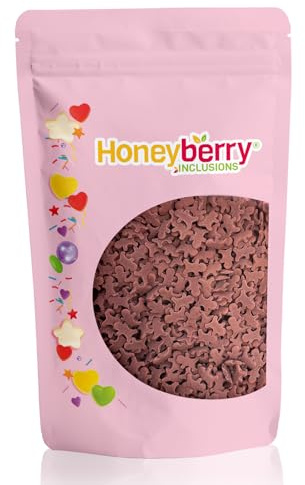 HONEYBERRY INCLUSIONS Gingerbread Man Sprinkles 200g - Premium Edible Decorating Sprinkles for Baking, Cupcake and Cake Decorations, Ice Cream, Dessert and Icing Decoration Toppers