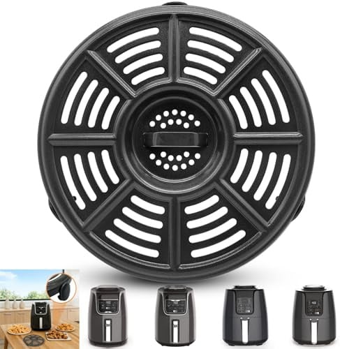 InYoHui Air Fryer Tray for Ninja AF100UK | Compatible with AF160UK & AF150, 8.2 Crisper Pan, Non-Stick Coated, Handle Included