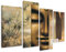 Visario Leinwandbilder 6157 Bild auf Leinwand Buddha, 130 x 80 cm, 4 Teile