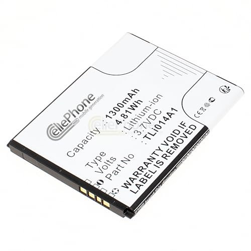 cellePhone Akku Li-Ion kompatibel mit Alcatel Glory 2T OT-4005D / M Pop OT-5020D (Ersatz für CAB1400002C1)