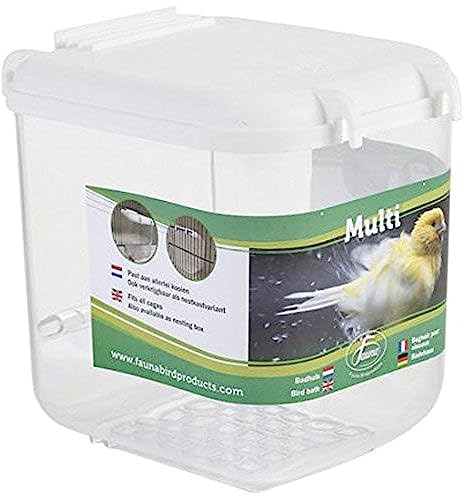 Beeztees 75030 Badehaus - Multi aus Plastik, 14 x 11 x 14 cm, weiß